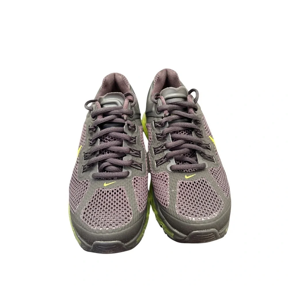 New Nike Air Max GS Kids Running Shoes Black Cyber Anthracite Yellow Size 5.5Y